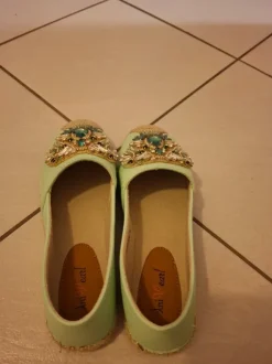 Damen-Espadrilles Marke Ani Pearl, mintgrün