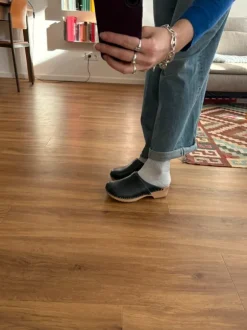 Danish clogs blue/petrol
