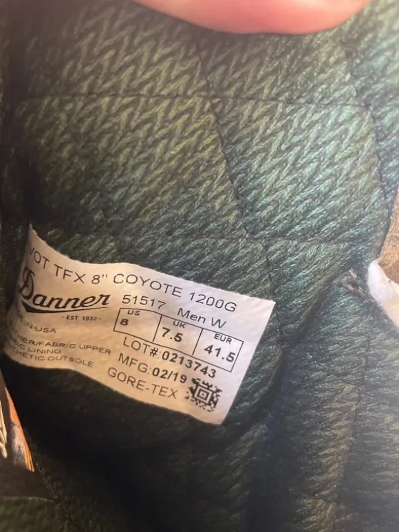 Danner TFX 8 Winterstiefel Gr.41,5 US Army