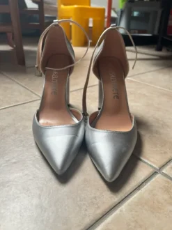Décolleté argento