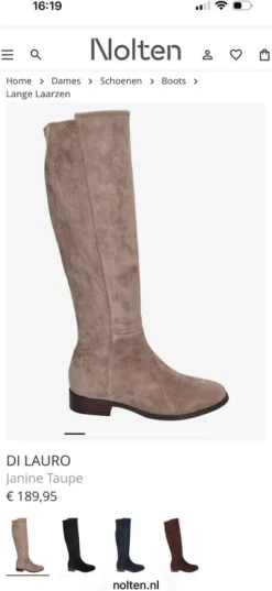 Di lauro laarzen beige maat 39 nieuw