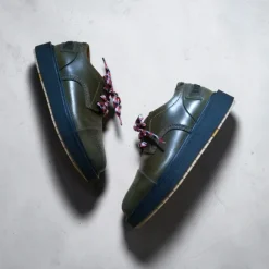 Diesel D-Cage Creepers – Olive Green – Platform Shoes – EU 41