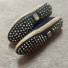 Donkerblauwe espadrilles