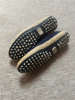 Donkerblauwe espadrilles