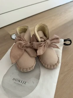 Donsje Pina Organza Booties | Powder Nubuck