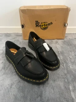 Dr. Martens Adrian Loafer Schwarz Leder Herren Gr. 44 Neu Ungetragen Original