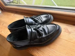 Dr. Martens Adrian Tassel Loafer schwarz Vintage