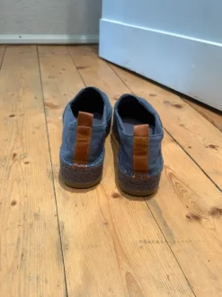 Dunkelblaue Espadrilles / Slipper in Wildleder-Optik 🌙