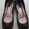 Echt #Leder 39 Ballerina mit Schleifen