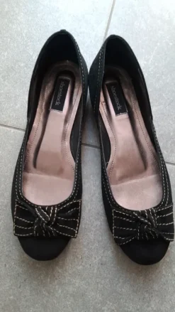 Echt #Leder 39 Ballerina mit Schleifen