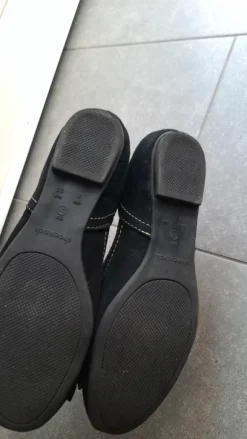 Echt #Leder 39 Ballerina mit Schleifen