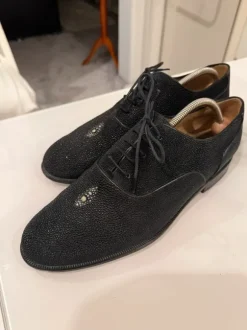 Echte Rochen Schnürschuh 43