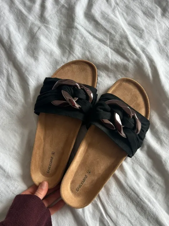 Edle Slides Schwarz