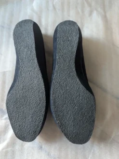 Edle Toni Gard Wildleder Slipper / Loafer/ Bootsschuhe Dunkelblau Gr. 36.5
