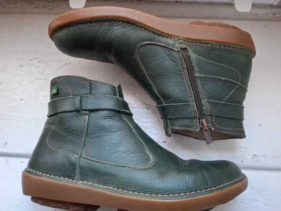 El Naturalista Stiefeletten Stiefel Schuhe Gr. 40 grün