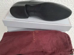 Elegante Anzug Schuhe von Bruno Magli Gr 9/ 42,5 schwarz Designer Leder besondere Anlässe