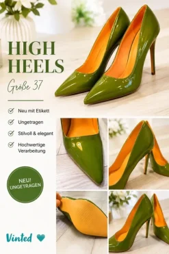 Elegante High Heels Pumps – Größe 37 – Neu mit Etikett