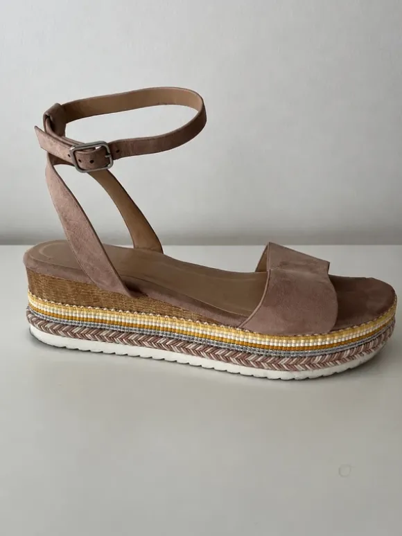 Elegante Sandale Rosa Sommersandale