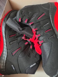 ELTEN Sicherheitsschnürstiefel MADDOX black-red Mid ESD S3S