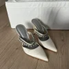 Escarpins beige blanc crème