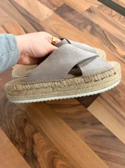 Espadrij Sandalen Leder