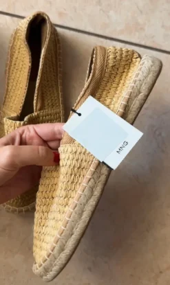 Espadrillas Mango in Rafia