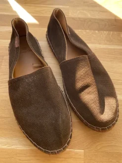 Espadrilles aus Leder