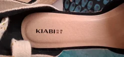 Espadrilles compensées noires Kiabi pointure 39