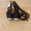 Espadrilles mit Keilabsatz // schwarz // Gr. 37
