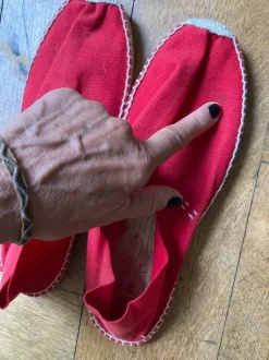 Espadrilles rot