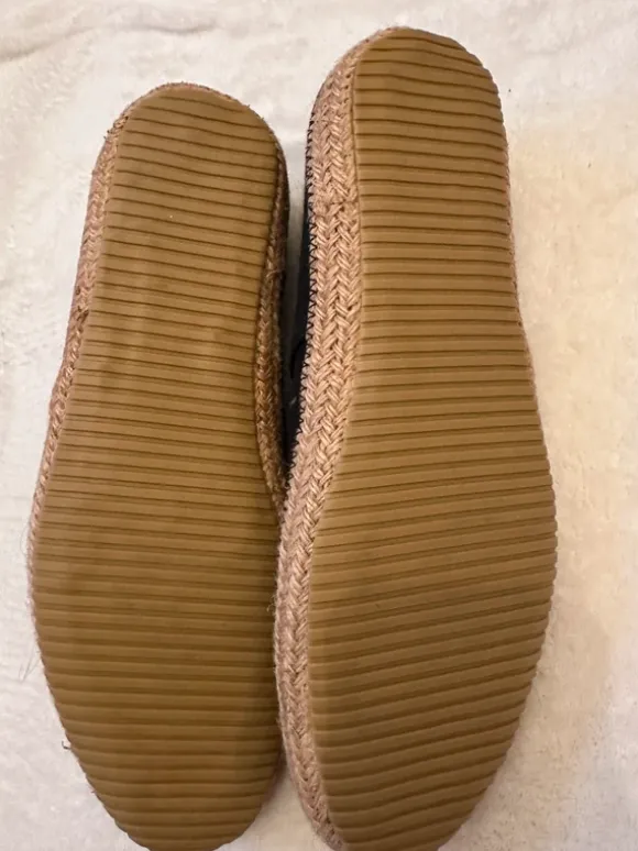 Espadrilles schwarz NEXT Gr. 40 (UK 6½) Slipper Sommer Schuhe