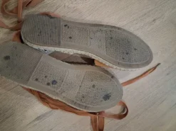 Espadrilles zum Binden, braun, Größe 39, Sinsay