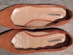 Fabio Rusconi Wildleder Ballerinas Cognac/Braun
