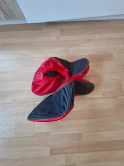 Faltbare Ballerina in rot für die Handtasche von Butterfly twists