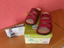 Finn Comfort Schlappen 🩴 Rot Gr. 39