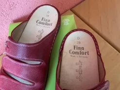 Finn Comfort Schlappen 🩴 Rot Gr. 39