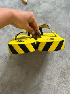 Flip Flop gelb off-white