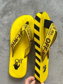 Flip Flop gelb off-white