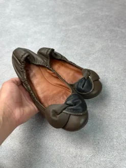 Flip flop see by chloé ballerinas / leather / vintage 90s-00s / size 39 / original
