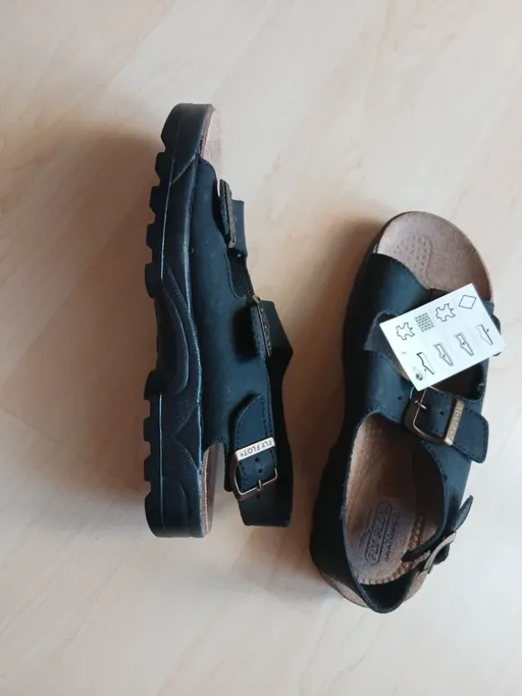 Flyflot Hausschuhe Herren Schuhe 41 schwarz neu