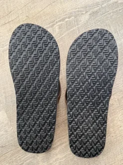 Foamlife Sandalen Zehentreter Badeschlappen Braun Größe 43 NEU
