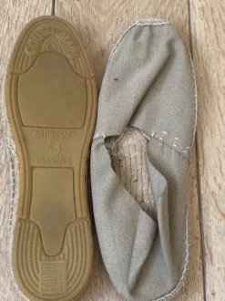 Franse espadrilles – handgemaakt