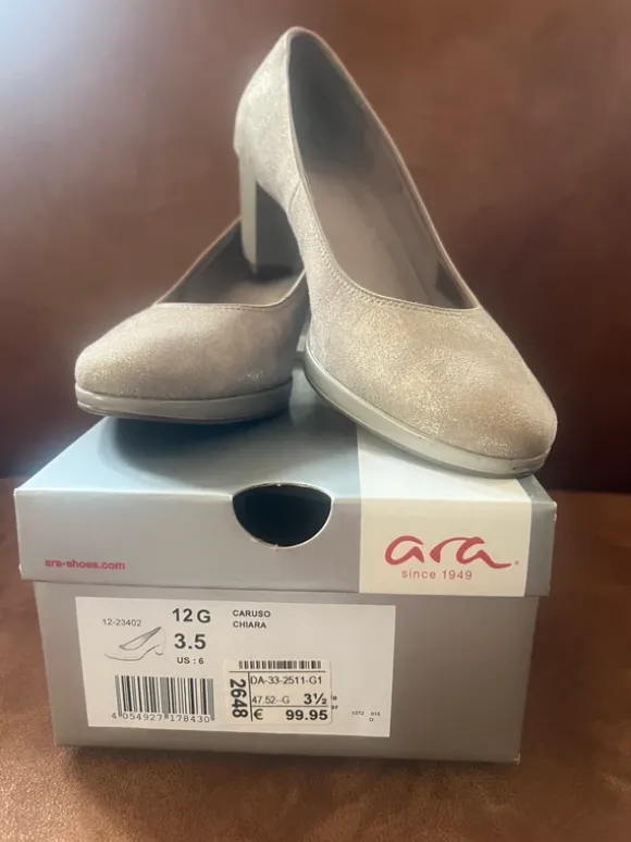 Funkelnde ara Pumps "Caruso Chiara" - Gr. 3.5 (36), wie NEU