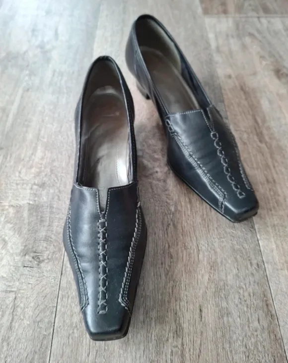 Gabor Leder Loafer Schwarz Gr. 38,5 Office Siren Corporate Core Style