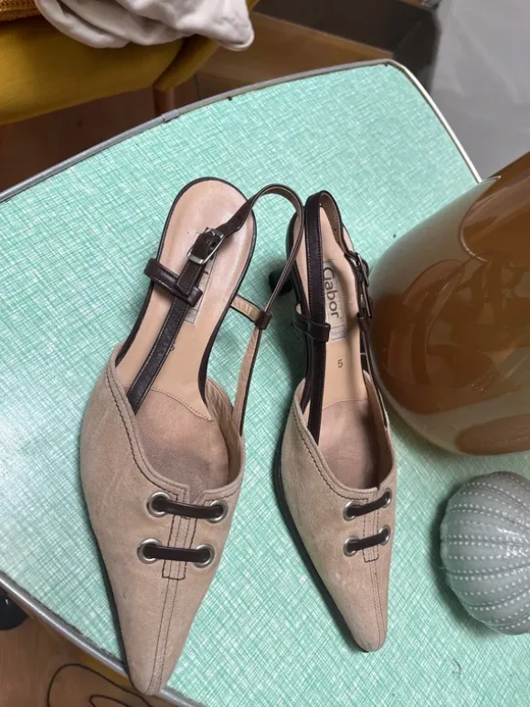 Gabor Sling-Pumps Wildleder 37 1/2
