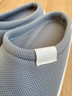 Gartenschuhe Clogs Schlupfschuhe Schuhe grau weiß Sohle
