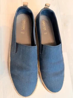 Geox Respira Slip-ons / Espadrilles Blau Gr. 47