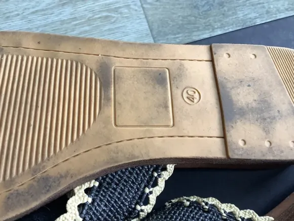 Gevlochten Slippers zwart graceland maat 40