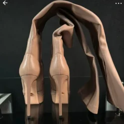 Giaro Overknee High Heels Plateau Boots Nude Beige – Neu mit Etikett – Gr. 37