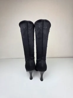Gothic leather boots
